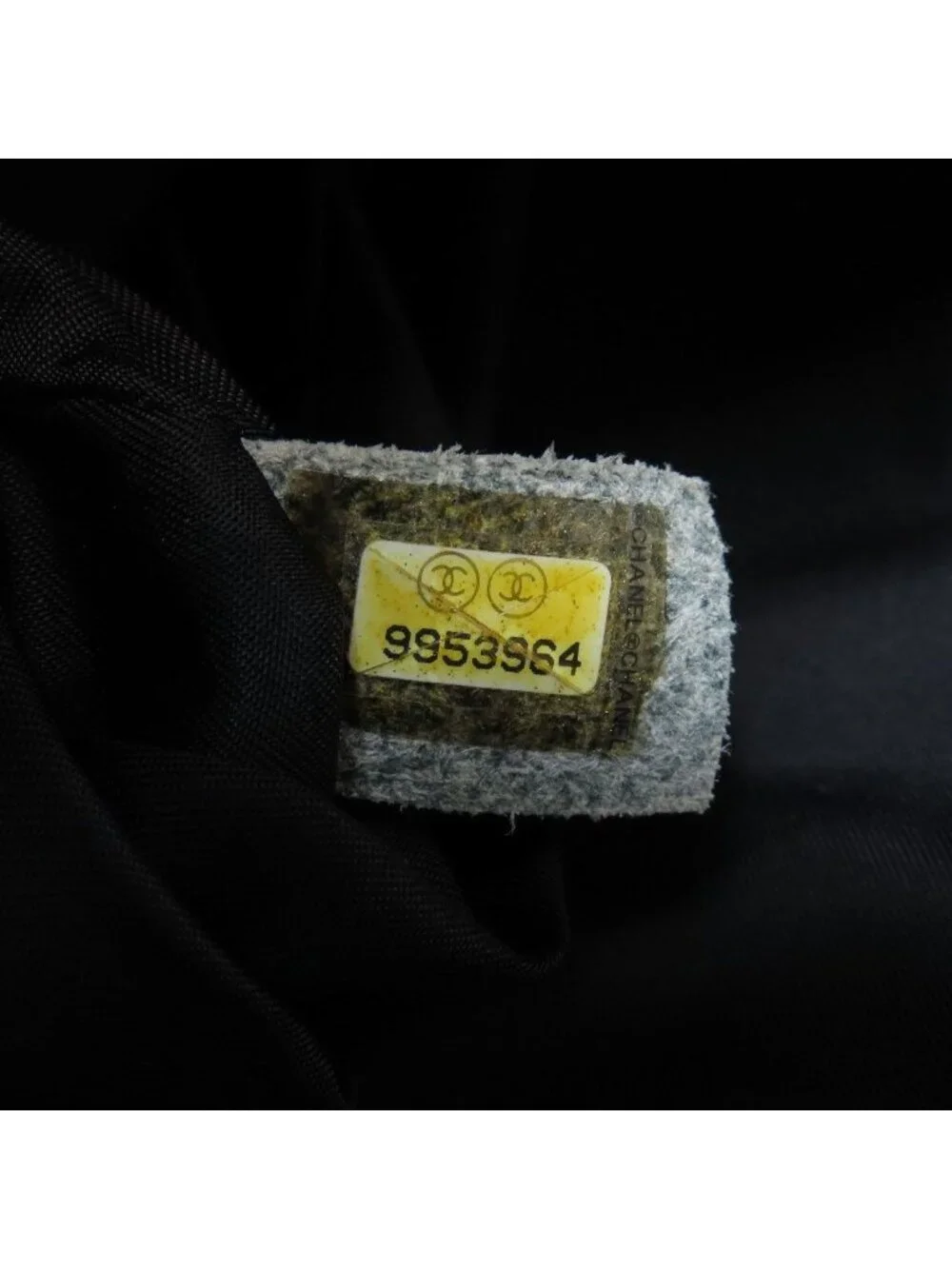 Chanel New Travel Line Shoulder Bag Nylon Jacquard